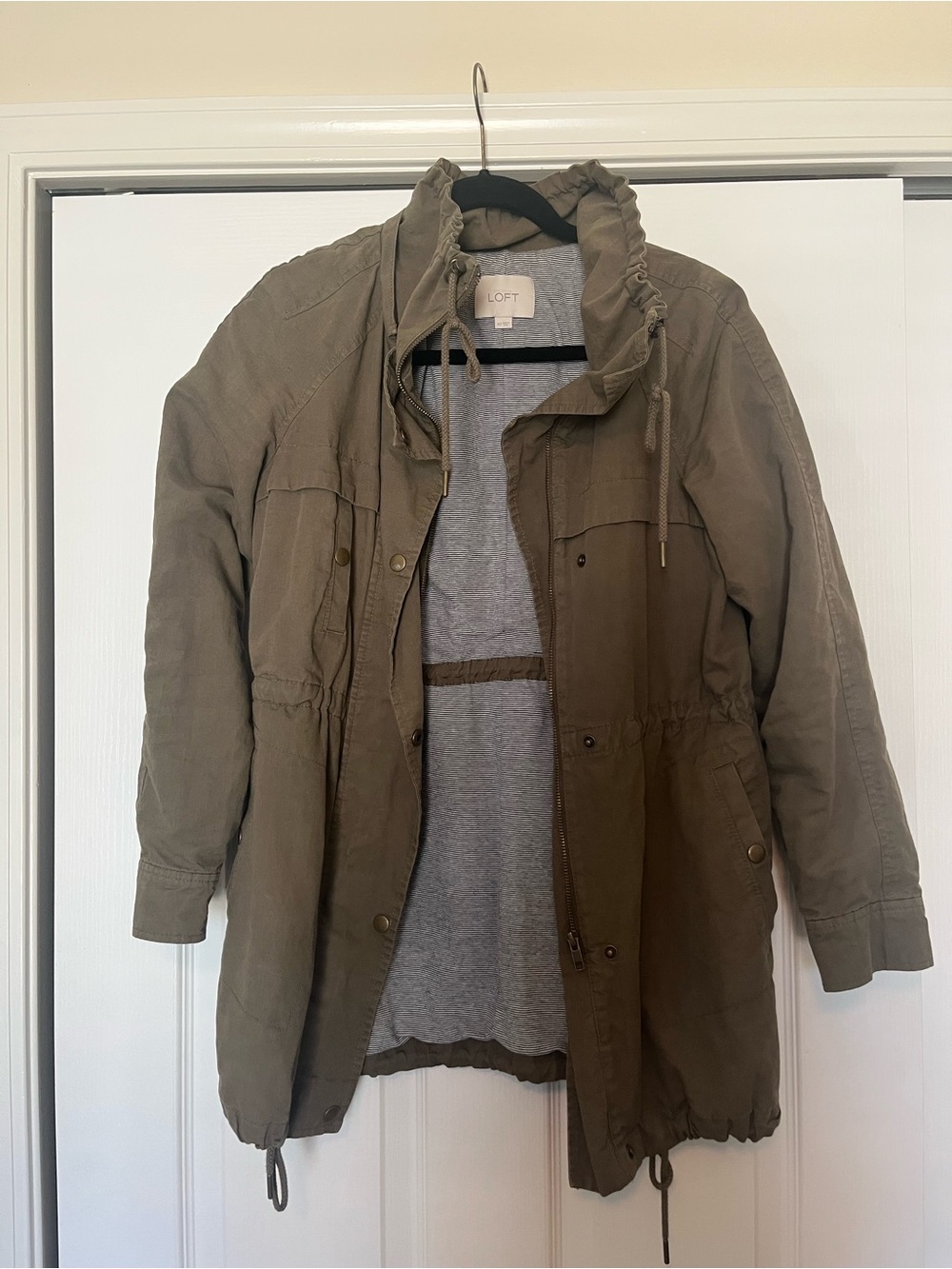 LOFT Olive Utility Jacket - Picture 2 of 3